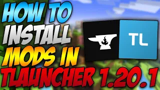 How To Install Mods In Minecraft Tlauncher 1.20.1 (2023)