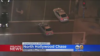 Suspect In Custody Following Dangerous Chase, Carjacking In North Hollywood