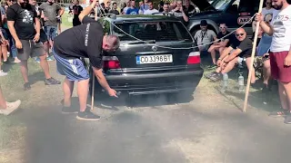 BMW E36 325TDS M51D25 Straight pipe Evrymod HARDCUT @Stanceworks BBQ #2020 CRAZY SOUND!!