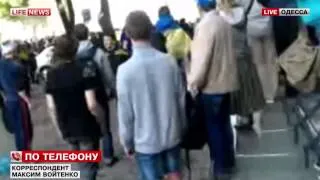 Одесса Ультранационалисты открыли стрельбу в центре города 02 05 2014