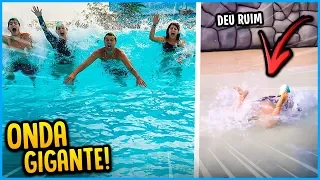 FOMOS ENTRAR NA PISCINA DE ONDA E ACONTECEU UM ACIDENTE!! [ REZENDE EVIL ]