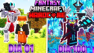 SOBREVIVE 100 DIAS EM UM MUNDO DE FANTASIA 1.20 NO MINECRAFT HARDCORE - O FILME