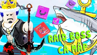 Roblox - SĂN RAID BOSS CÁ MẬP TERRORSHARK KIẾM SHARK ANCHOR VÀ ĐỔI VẬT PHẨM THẦN THOẠI - Blox Fruits