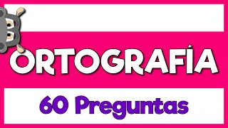 ¿PODRÁS con esta trivia de ORTOGRAFÍA?✍📕 60 preguntas de ortografía