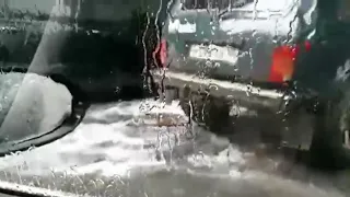 Потоп в  паркинке ЖК "Ленинград"