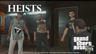 GTA V The Pacific Standard Heist Intro Cutscene