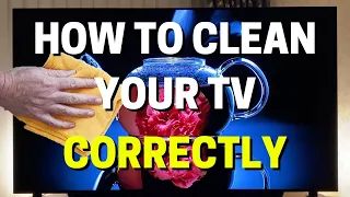 How to Clean a Flat Screen TV Correctly - LED, QLED, OLED