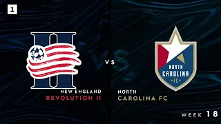 New England Revolution II vs. North Carolina FC: August 5, 2021