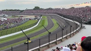 Crazy Fan Reactions Last Laps 2024 Indy 500 ~ Newgarden Win ~ Turn 3