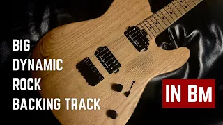 Big Dynamic Rock Guitar Backing Track in B minor