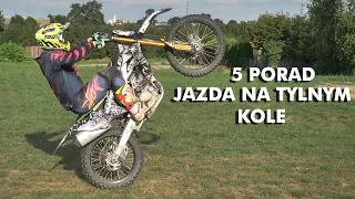 ARTUR PUZIO - NAUKA JAZDY NA KOLE  Z MIEJSCA / WHEELIE / PORADNIK KROK PO KROKU