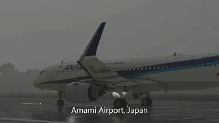 AMAMI (Japan) Airport Takeoff (Airbus A320Neo) | Microsoft Flight Simulator