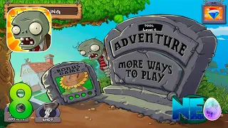 Plants vs. Zombies (HD): Gameplay Walkthrough Part 8 - Pool Level 1-3 Completed! (iOS, Android)