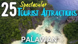 25 TOURIST ATTRACTIONS IN PALAWAN | Palawan Philippines Best Places To Visit