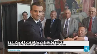 French Legislative election: "A majority lower than expected, but still unprecedented"
