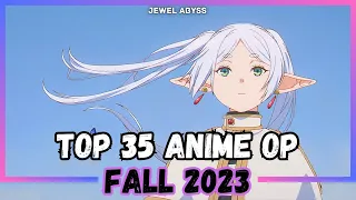 Top 35 Anime Openings - Fall 2023
