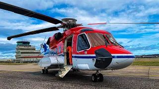 Flying on an OFFSHORE S92 Helicopter | Special Trip Report | CHC S92 | Aberdeen to Aberdeen