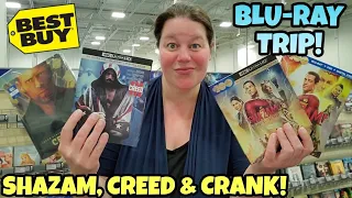 BLU-RAY HUNTING FOR SHAZAM AND CREED AT BEST BUY! Awesome Slipcovers at Walmart!? Subscriber Mail!