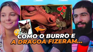 Como o BURRO e o DRAGÃO tiveram filhotes? - Shrek [Cortes do Filosofisica]