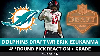 Miami Dolphins Draft WR Erik Ezukanma from Texas Tech in 4th Round of 2022 NFL Draft | REACTION