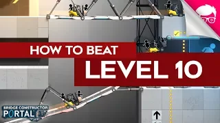 Level 10 Solution | Bridge Constructor Portal