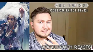 Vocal Coach Reacts! FKA Twigs! Cellophane! Live!