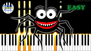 ITSY BITSY SPIDER | Piano Tutorial - Easy