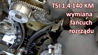 Touran TSI 1,4 wymiana łańcucha rozrządu