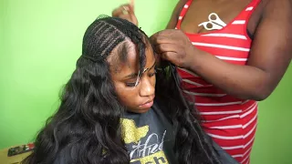 Tutorial on a part in the middle sew-in