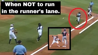 Be SAFE more by knowing the Runner Lane Interference rule