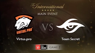 Virtus.pro -vs- Secret, TI5 Main Event, LB Round 3, Game 2