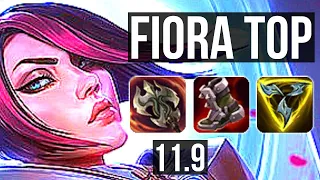 FIORA vs GAREN (TOP) | 6/0/1, 700+ games, 1.0M mastery, Dominating | EUW Master | v11.9