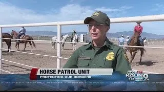 Horse patrol units train to protect our borders