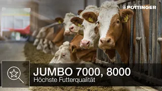 Höchste Futterqualität mit JUMBO Ladewagen | PÖTTINGER