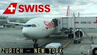 Swiss International Airlines LX16: Zurich ✈ New York JFK (Airbus A330-300) [HD 1080p]