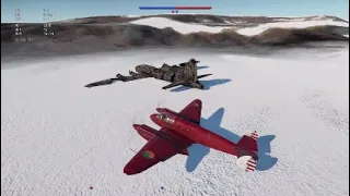 I-29 STOL beside bomber - War Thunder 10th anniversary