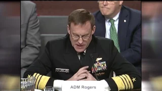 Cybercom Commander Testifies at SASC Hearing