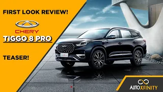 Chery Tiggo 8 Pro | First Look Review | Teaser | New Launch | Crossover SUV | AutoXfinity
