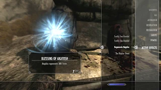 What does Blessing of Akatosh do ? - Skyrim