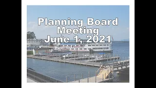 Planning Board Meeting June 1, 2021