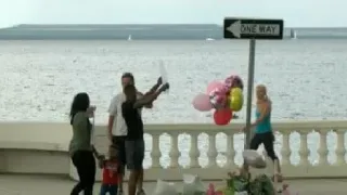 Parents station at MacDill Air Force Base pay respects to lives lost on Bayshore Blvd.