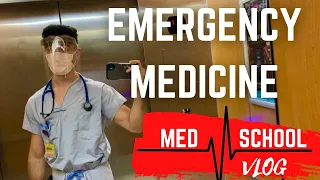 Emergency Medicine Rotation VLOG // My hardest day of med school so far...