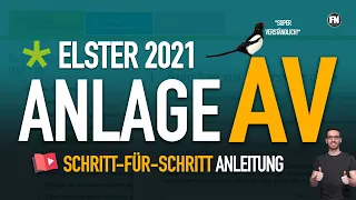 Steuererklärung 2021: Riester absetzen Anlage AV Elster ausfüllen 📑✅ Anlage AV 2021 Elster Tutorial