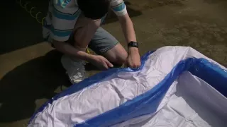 Setting Up an Inflatable Pool