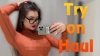 [4K] Exploring Transparent Clothes | See-through Try on Haul with Mia