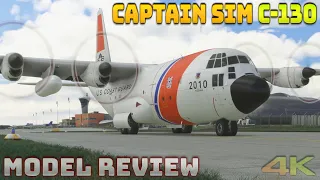 Captain Sim C-130 Exterior Model Review Details MSFS 4K