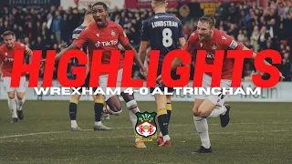 HIGHLIGHTS Wrexham 4 0 Altrincham