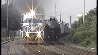 First Day with a Camera!! Conrail Action in Hershey, PA - 8/21/98