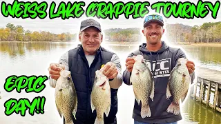 CRAPPIE TOURNAMENT On WEISS LAKE! (MY BEST DAY CRAPPIE FISHING)