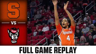 Syracuse vs. NC State Full Game Replay | 2023-24 ACC Men's Basketball